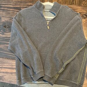 Tommy Bahama pull over sweatshirt half zip